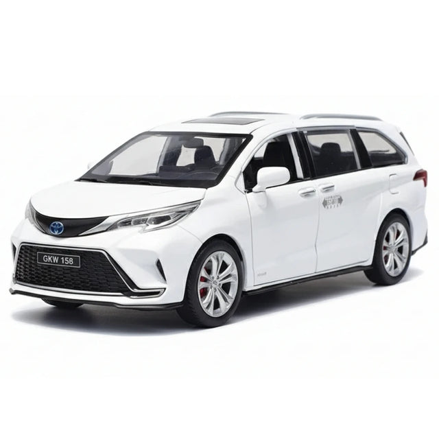 [TOY] 1:24 Toyota 2020 Sienna XL40 White Model Car Die-Cast
