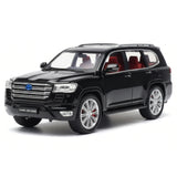 [TOY] 1:24 Toyota 2021 Land Cruiser LC300 nero modellino di auto Die-Cast