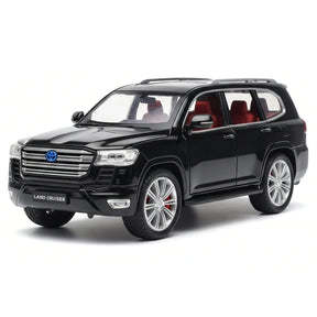 [TOY] 1:24 Toyota 2021 Land Cruiser LC300 nero modellino di auto Die-Cast