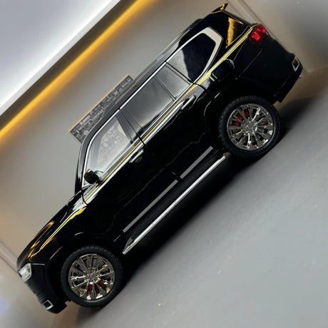 [TOY] 1:24 Toyota 2021 Land Cruiser LC300 nero modellino di auto Die-Cast