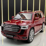 [TOY] 1:24 Toyota 2021 Land Cruiser LC300 Red Model Car Die-Cast