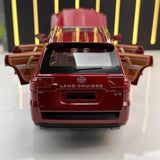[TOY] 1:24 Toyota 2021 Land Cruiser LC300 Red Model Car Die-Cast