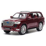 [TOY] 1:24 Toyota 2021 Land Cruiser LC300 Red Model Car Die-Cast