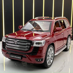[TOY] 1:24 Toyota 2021 Land Cruiser LC300 Red Model Car Die-Cast