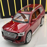 [TOY] 1:24 Toyota 2021 Land Cruiser LC300 Red Model Car Die-Cast