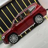 [TOY] 1:24 Toyota 2021 Land Cruiser LC300 Red Model Car Die-Cast