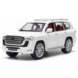 [TOY] 1:24 Toyota 2021 Land Cruiser LC300 bianco modellino di auto Die-Cast