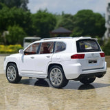 [TOY] 1:24 Toyota 2021 Land Cruiser LC300 bianco modellino di auto Die-Cast