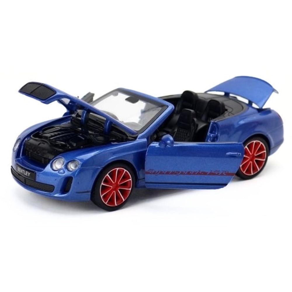 [TOY] 1:32 Bentley 2012 GTC ISR bleu voiture miniature Die-Cast