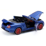 [TOY] 1:32 Bentley 2012 GTC ISR bleu voiture miniature Die-Cast