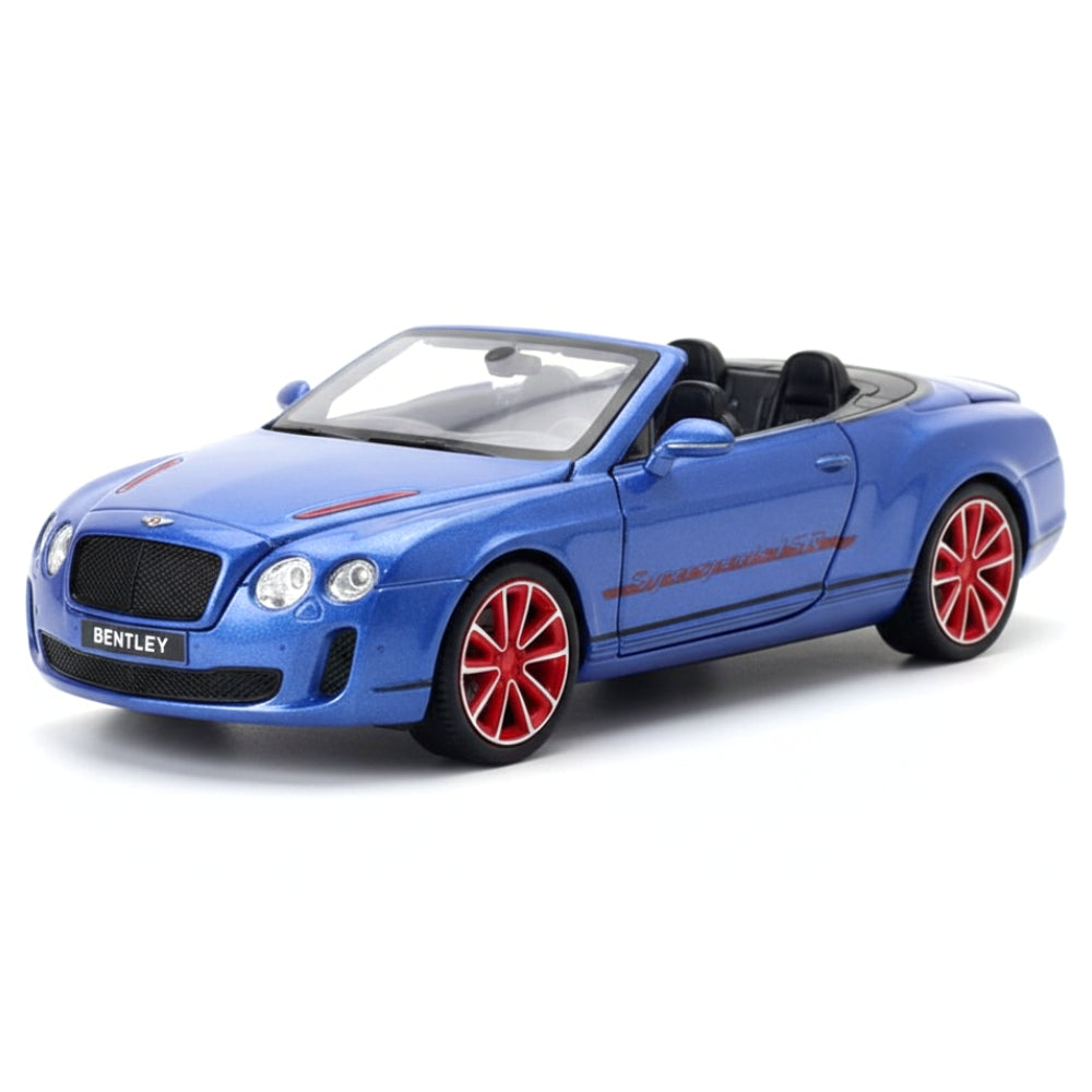 [TOY] 1:32 Bentley 2012 GTC ISR bleu voiture miniature Die-Cast
