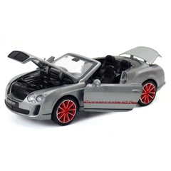 [TOY] 1:32 Bentley 2012 GTC ISR grigio modellino di auto Die-Cast