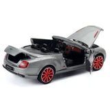 [TOY] 1:32 Bentley 2012 GTC ISR grigio modellino di auto Die-Cast