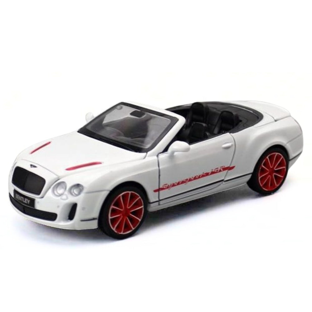 [TOY] 1:32 Bentley 2012 GTC ISR White Model Car Die-Cast