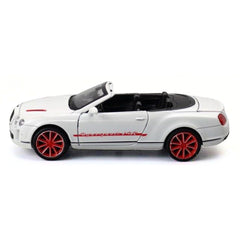 [TOY] 1:32 Bentley 2012 GTC ISR White Model Car Die-Cast