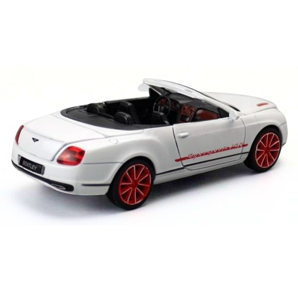 [TOY] 1:32 Bentley 2012 GTC ISR White Model Car Die-Cast