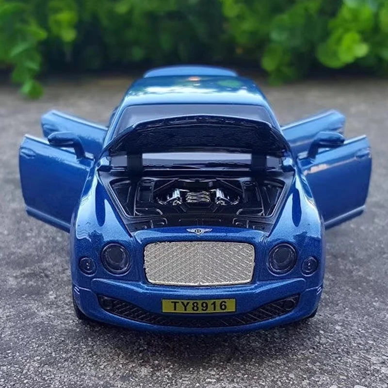 [TOY] 1:32 Bentley 2014 Mulsanne Blue Model Car Die-Cast
