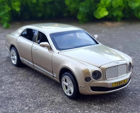 [TOY] 1:32 Bentley 2014 Mulsanne Gold Model Car Die-Cast