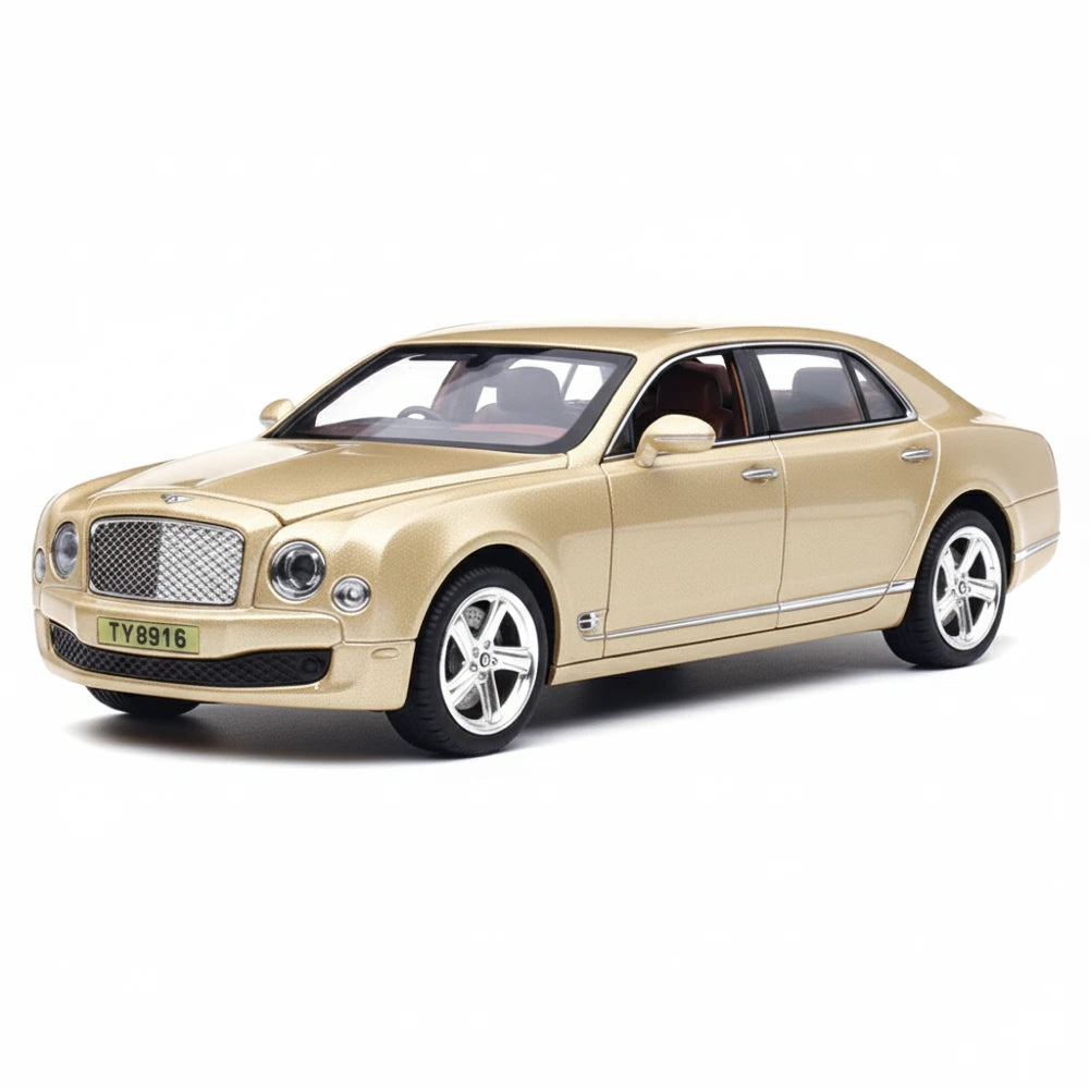 [TOY] 1:32 Bentley 2014 Mulsanne Gold Model Car Die-Cast
