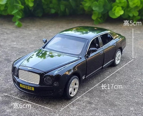 [TOY] 1:32 Bentley 2014 Mulsanne Black Model Car Die-Cast