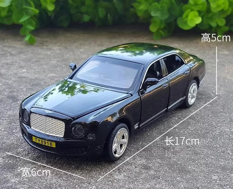 [TOY] 1:32 Bentley 2014 Mulsanne Black Model Car Die-Cast