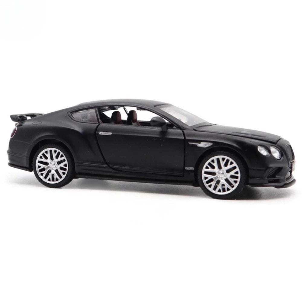 [TOY] 1:32 Bentley 2018 Continental Supersports svart modellbil Die-Cast