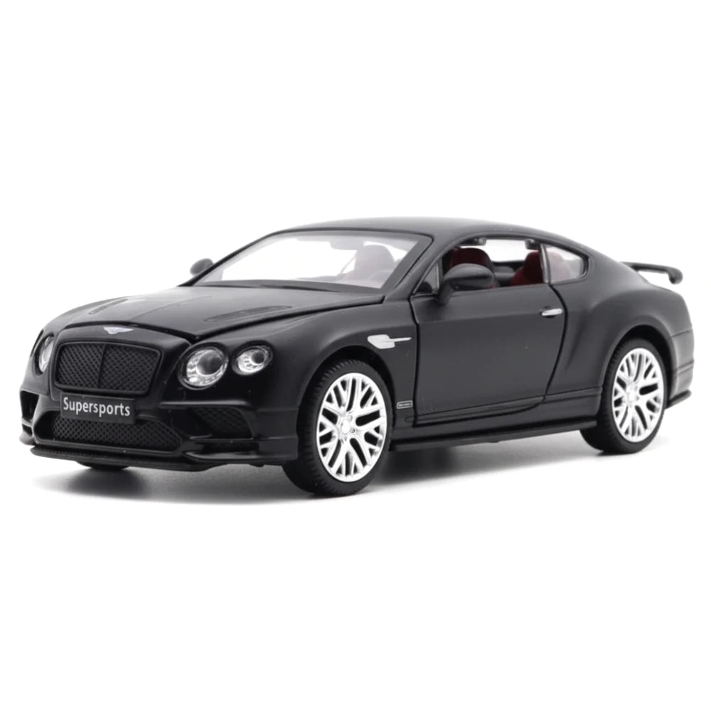 [TOY] 1:32 Bentley 2018 Continental Supersports nero modellino di auto Die-Cast
