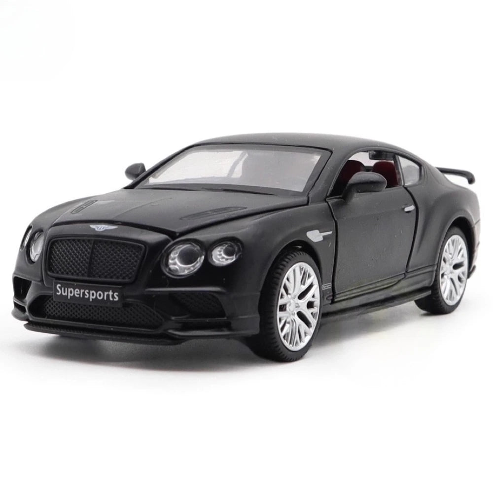 [TOY] 1:32 Bentley 2018 Continental Supersports nero modellino di auto Die-Cast