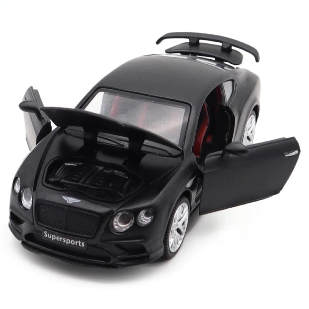 [TOY] 1:32 Bentley 2018 Continental Supersports nero modellino di auto Die-Cast