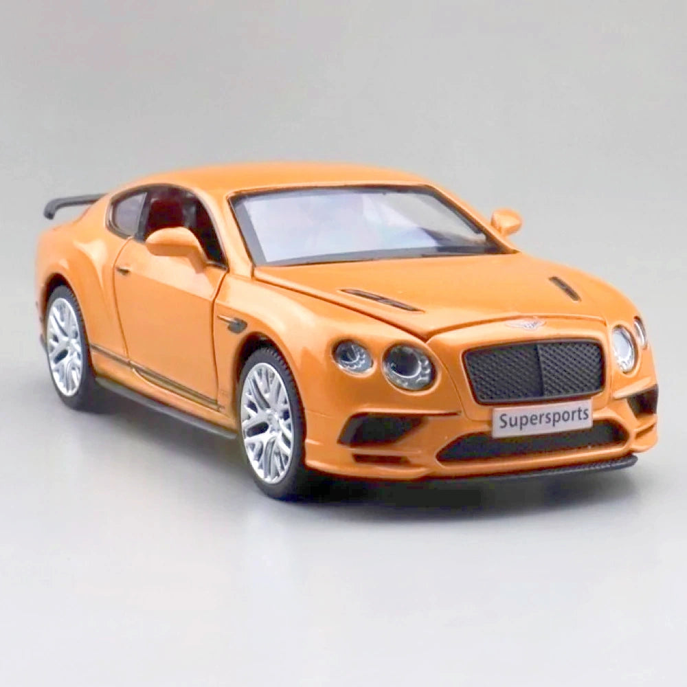 [TOY] 1:32 Bentley 2018 Continental Supersports Orange Model Car Die-Cast
