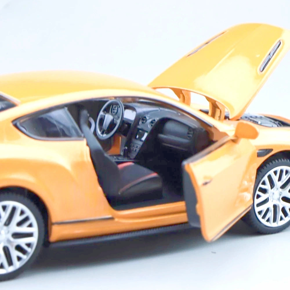 [TOY] 1:32 Bentley 2018 Continental Supersports arancione modellino di auto Die-Cast