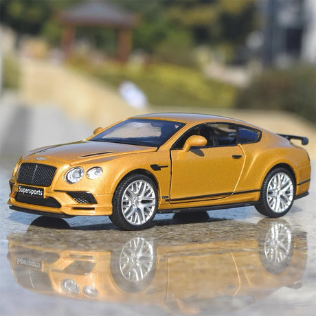 [TOY] 1:32 Bentley 2018 Continental Supersports Orange Model Car Die-Cast