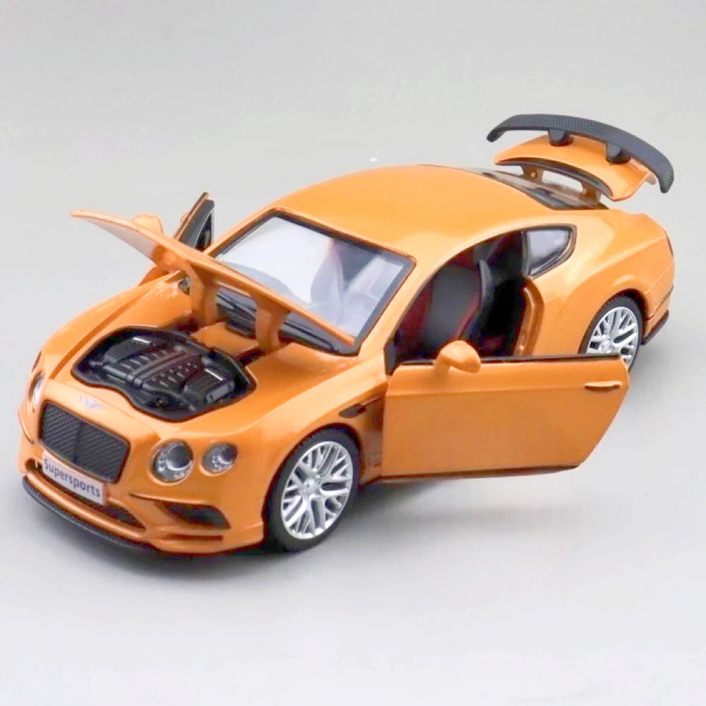 [TOY] 1:32 Bentley 2018 Continental Supersports arancione modellino di auto Die-Cast
