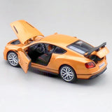 [TOY] 1:32 Bentley 2018 Continental Supersports Orange Model Car Die-Cast