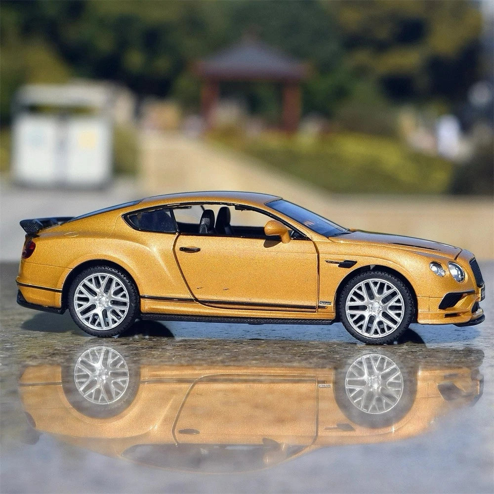 [TOY] 1:32 Bentley 2018 Continental Supersports Orange Model Car Die-Cast