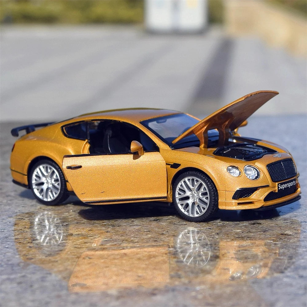 [TOY] 1:32 Bentley 2018 Continental Supersports arancione modellino di auto Die-Cast