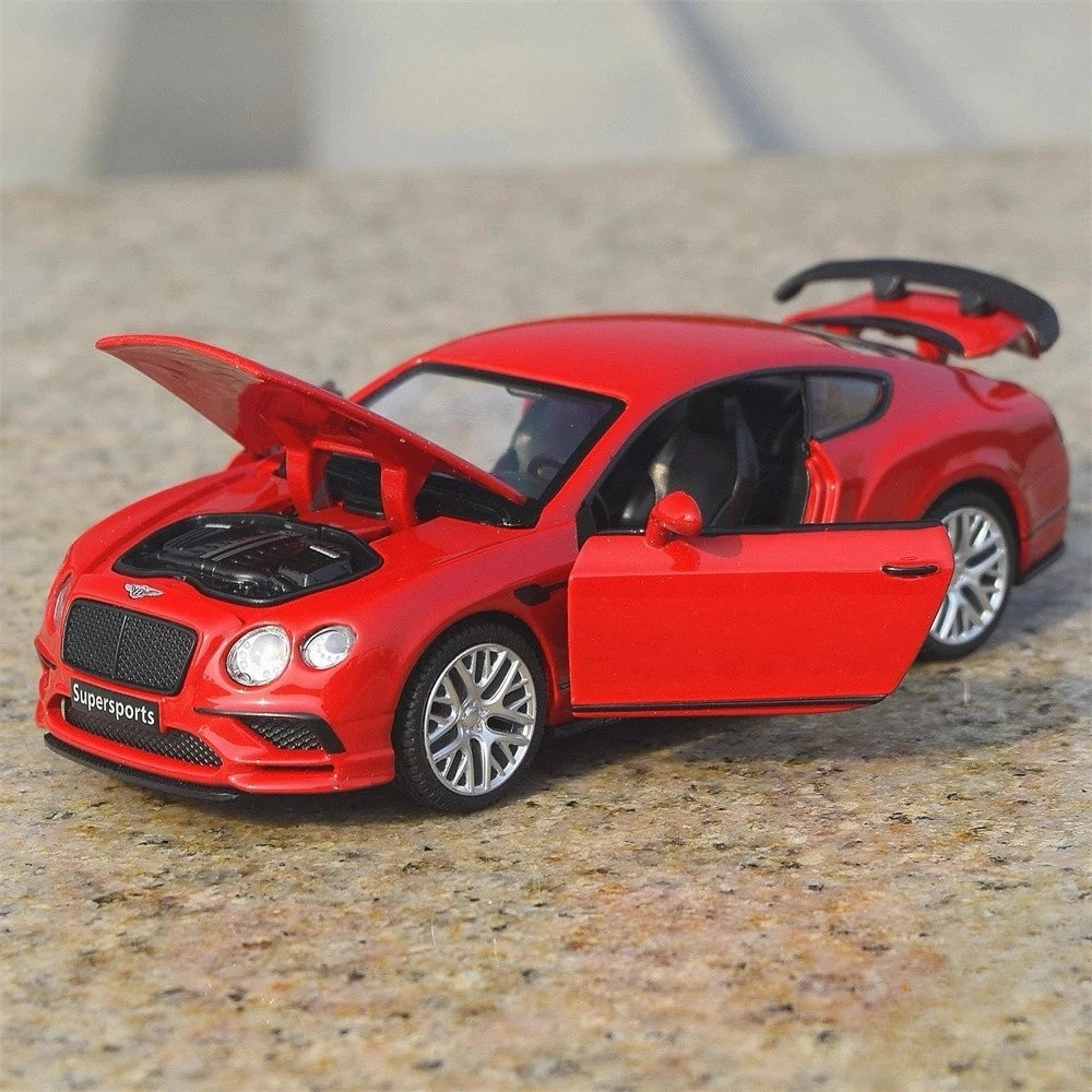 [TOY] 1:32 Bentley 2018 Continental Supersports Red Model Car Die-Cast