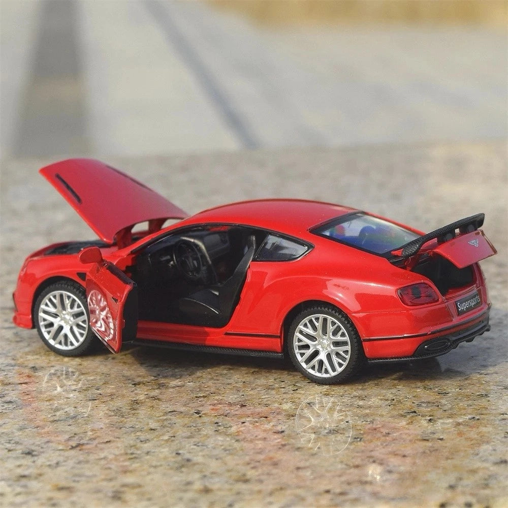 [TOY] 1:32 Bentley 2018 Continental Supersports Red Model Car Die-Cast