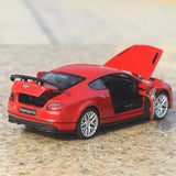 [TOY] 1:32 Bentley 2018 Continental Supersports röd modellbil Die-Cast