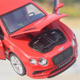 [TOY] 1:32 Bentley 2018 Continental Supersports röd modellbil Die-Cast