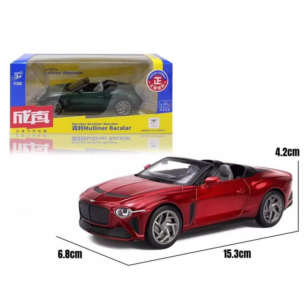 [TOY] 1:32 Bentley 2021 Mulliner Bacalar modellino di auto Die-Cast