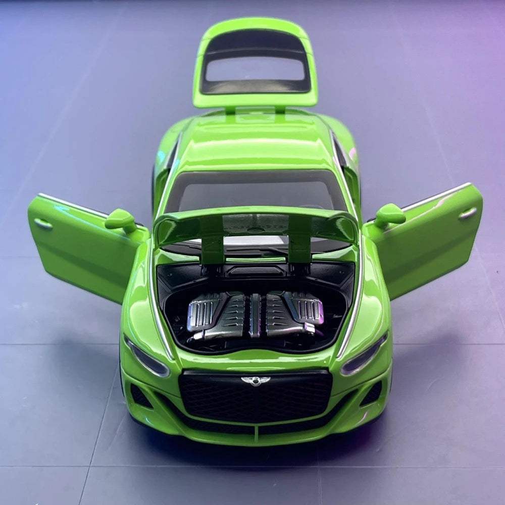 [TOY] 1:32 Bentley 2023 Mulliner Batur Green Model Car Die-Cast