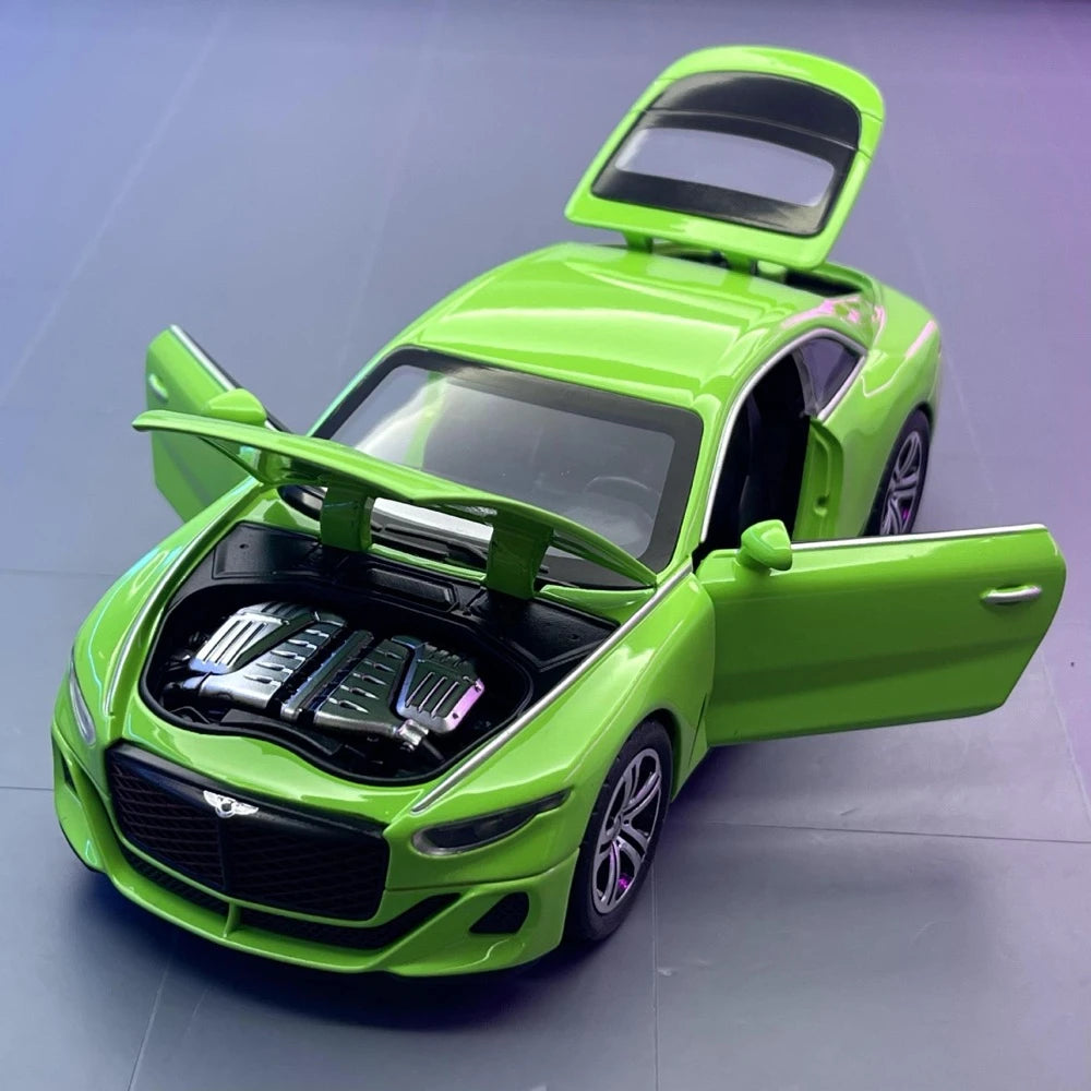 [TOY] 1:32 Bentley 2023 Mulliner Batur Green Model Car Die-Cast
