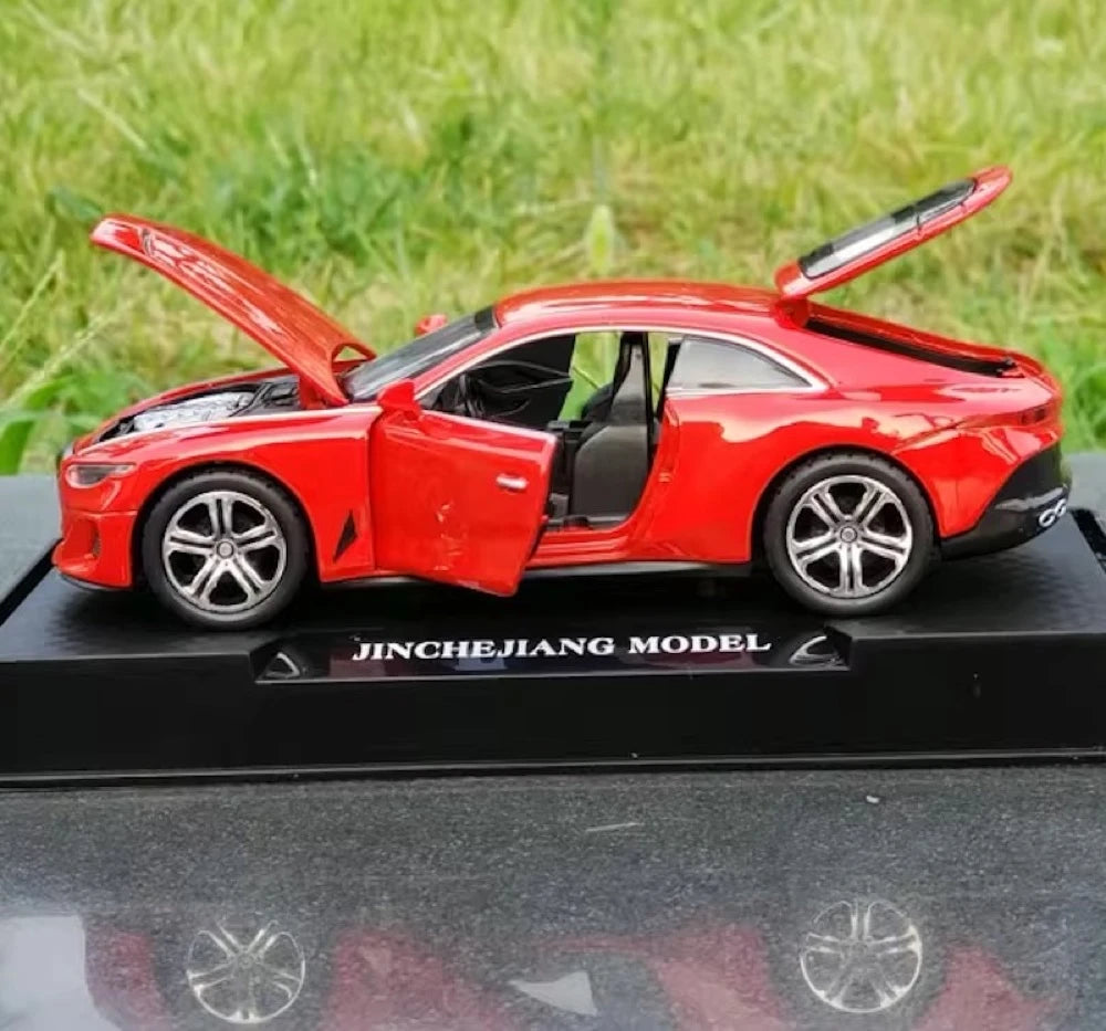 [TOY] 1:32 Bentley 2023 Mulliner Batur rosso modellino di auto Die-Cast
