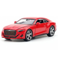 [TOY] 1:32 Bentley 2023 Mulliner Batur rosso modellino di auto Die-Cast