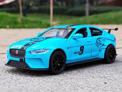 [TOY] 1:32 Jaguar 2017 XE SV Project 8 Blue Model Car Die-Cast