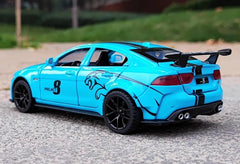 [TOY] 1:32 Jaguar 2017 XE SV Project 8 Blue Model Car Die-Cast
