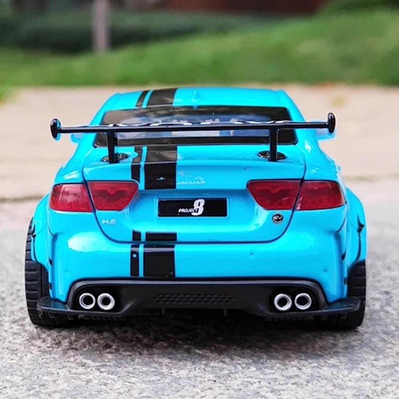 [TOY] 1:32 Jaguar 2017 XE SV Project 8 Blue Model Car Die-Cast