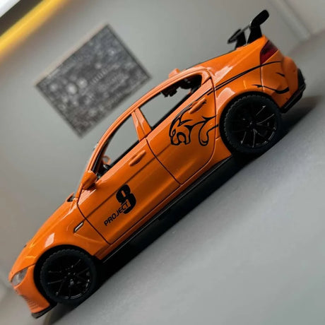 [TOY] 1:32 Jaguar 2017 XE SV Project 8 orange modellbil Die-Cast