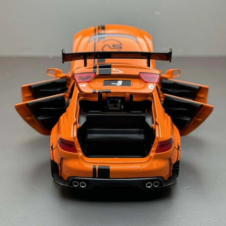 [TOY] 1:32 Jaguar 2017 XE SV Project 8 orange modellbil Die-Cast